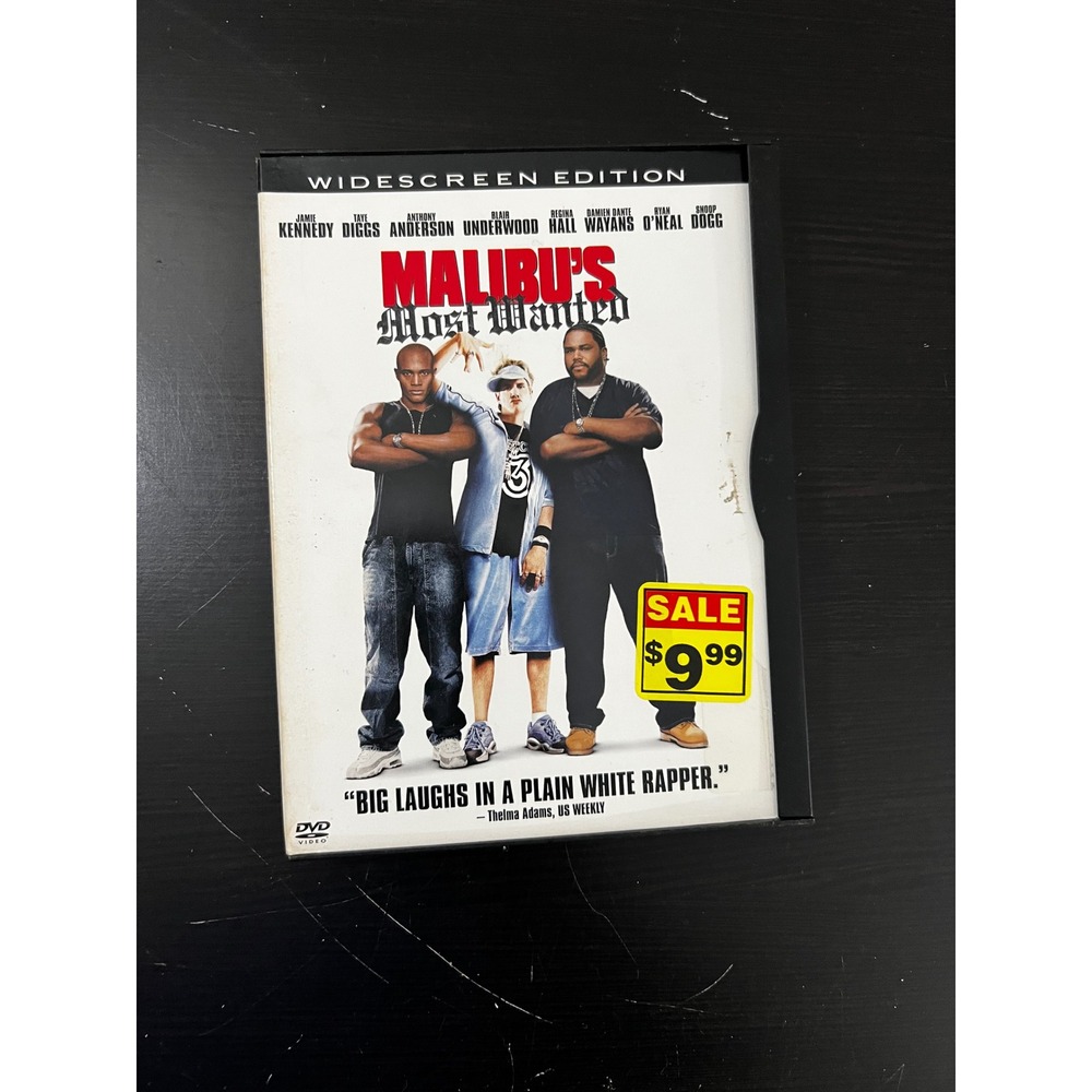 Malibus Most Wanted DVD 2003 Widescreen Edition Jamie Kennedy Taye Diggs Comedy